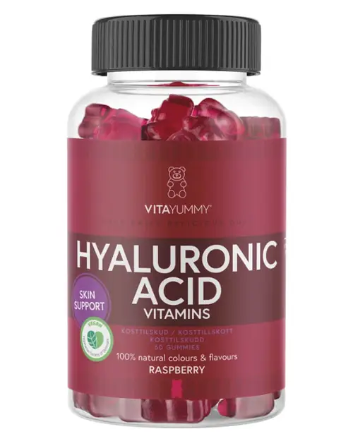 Vitayummy Hyaluronic Acid Raspberry   60 stk.