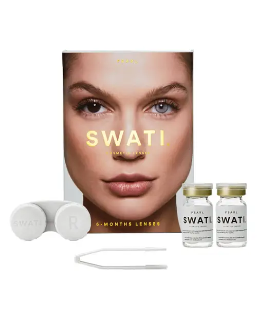 SWATI Cosmetics 6 måneders Kontaktlinser Pearl