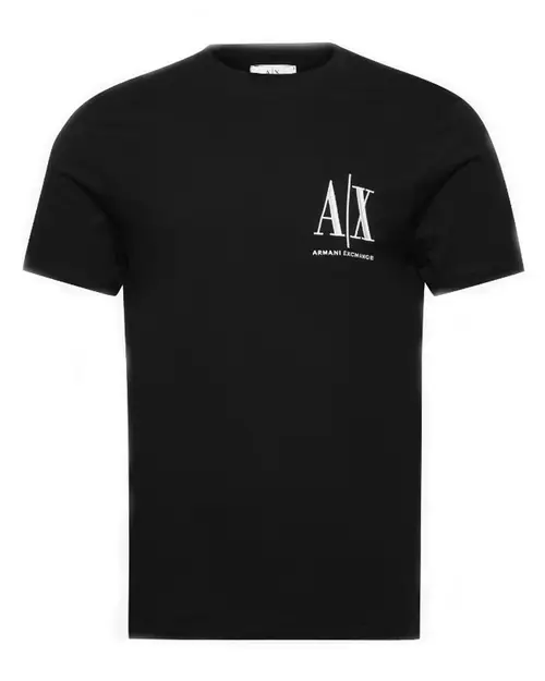 Armani Exchange Men T-Shirt With Print Black XXL