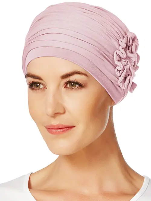 Christine Headwear - Lotus Turban | Rose Melange - onesize