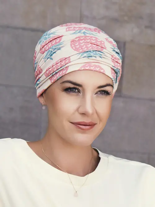 Christine Headwear - Karma Turban | Pineapple Print - onesize