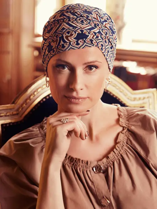 Christine Headwear - Shanti Turban | Endless Shapes of Blue - onesize