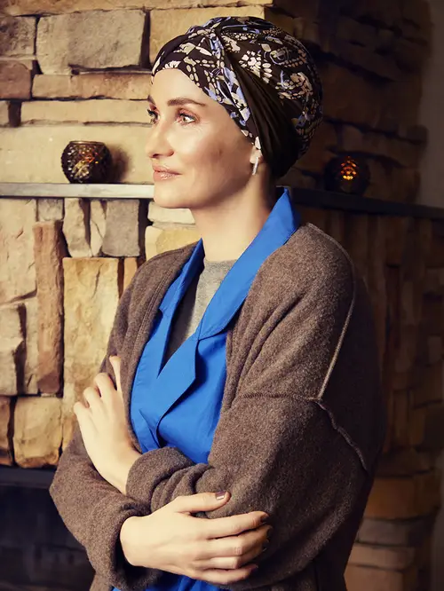 Christine Headwear - Shakti Turban | Autumn Blues - onesize