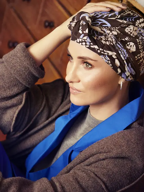 Christine Headwear - Beatrice Turban | Autumn Blues - onesize