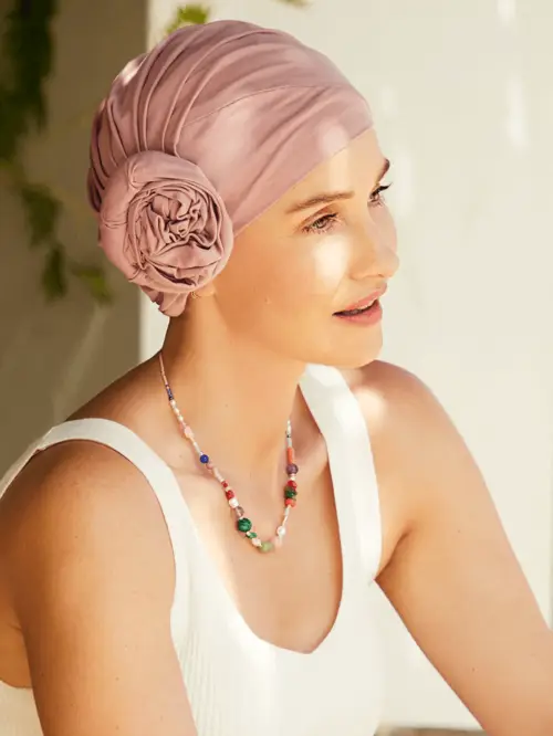 Christine Headwear - Zuri Turban | Woodrose - onesize