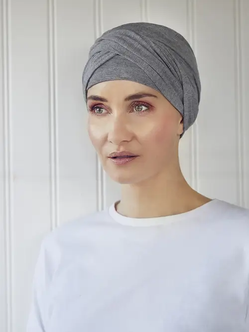 Christine Headwear - Shakti Turban | Grey Melange - onesize