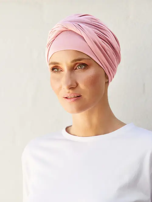 Christine Headwear - Shakti Turban | Rose Melange - onesize