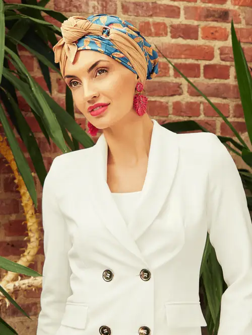 Boho Spirit Headwear - Sienna Turban Set | Blue Toffee Garden - onesize