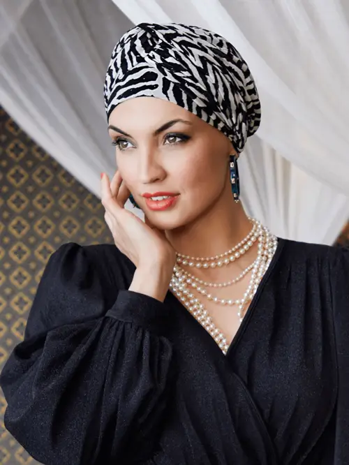 Boho Spirit Headwear - Avalon Turban Set | Zebra Glam  - onesize