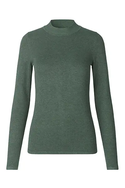 CRÉTON Linna turtleneck sweater (MØRK GRØN, L)