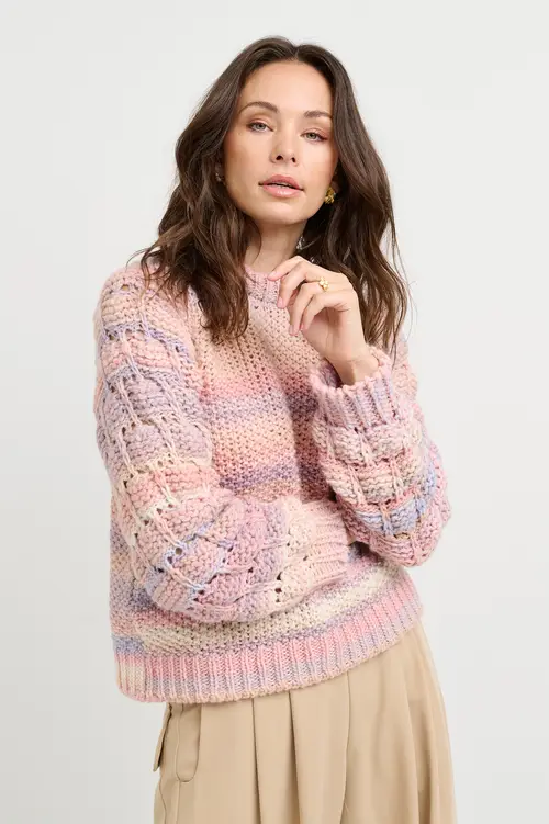 CRÉTON CRBumble sweater (ROSE PEONY L)