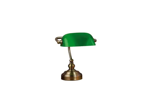 Markslöjd - Bankers Bordlampe 25 cm Oxide/Green