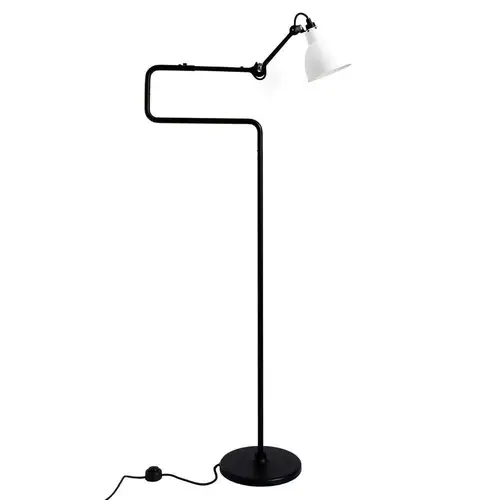 DCW - 411 Gulvlampe Sort/Hvid Lampe Gras