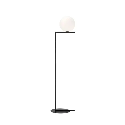 Flos - IC F1 Gulvlampe Mat Sort