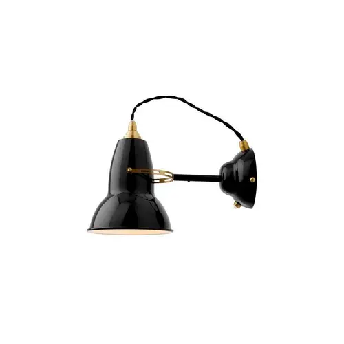 Anglepoise - Original 1227 Brass Væglampe Jet Black