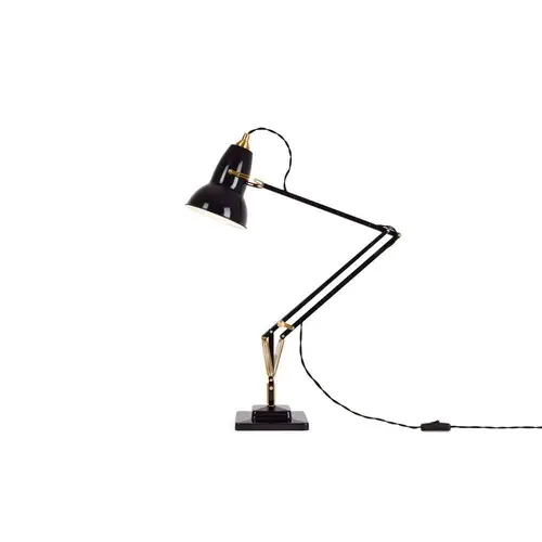 Anglepoise - Original 1227 Brass Skrivebordslampe Jet Black