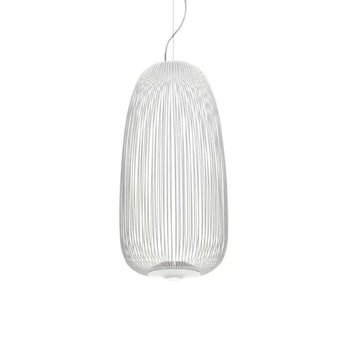 Foscarini - Spokes 1 LED Pendel Hvid Dæmpbar 10m