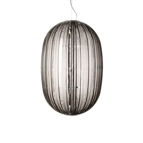 Foscarini - Plass Grande LED Pendel Grå 4,9m