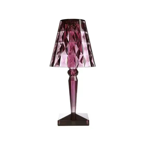 Kartell - Big Battery Portable Bordlampe IP54 Plum