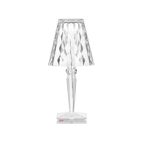 Kartell - Big Battery Portable Bordlampe IP54 Crystal