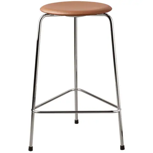 Fritz Hansen - High Dot Stool Chrome/Walnut