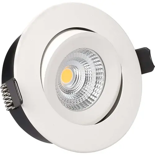 Antidark - Downlight Indbygningsspot 7W 3000K Tilt Hvid