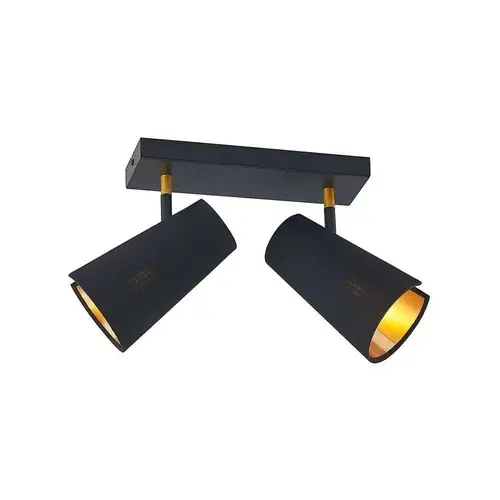 Lindby - Zylindro 2 Loftlampe Black/Gold