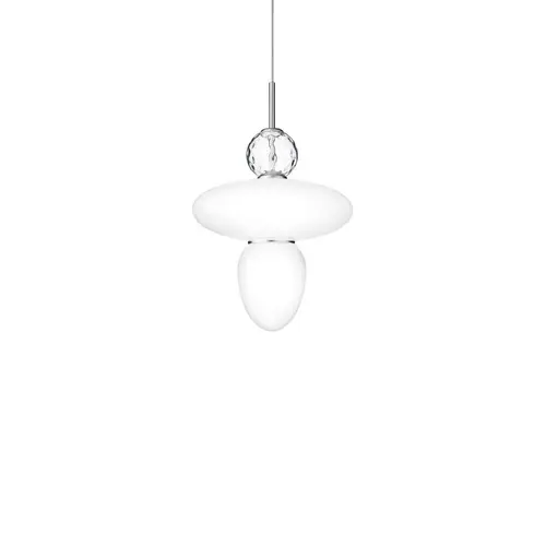 Nuura - Rizzatto 43 Pendel Satin Silver/Opal