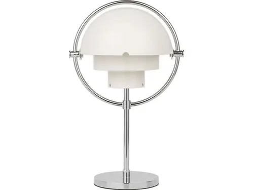 GUBI - Multi-Lite Portable Bordlampe White/Chrome