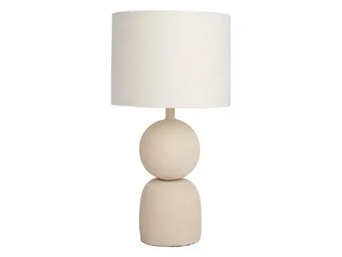 Watt & Veke - Cia Bordlampe Nude/White