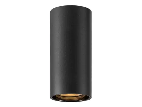 SLV - Asto Tube Påbygsningsspot Black