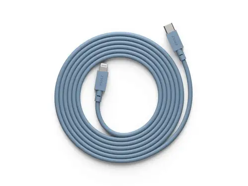 Avolt - Cable 1 USB-C to Lightning 2m Shark Blue