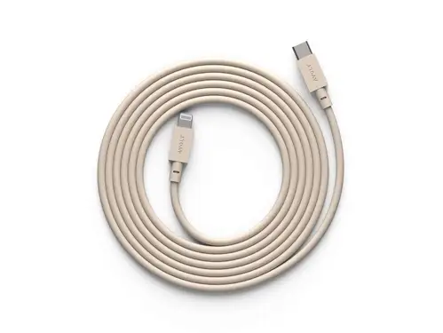 Avolt - Cable 1 USB-C to Lightning 2m Beige