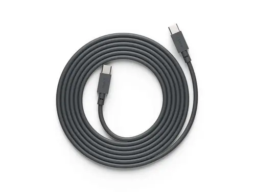 Avolt - Cable 1 USB-C to USB-C 2m Stockholm Black