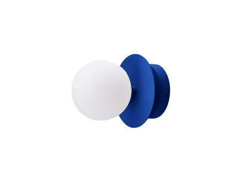 Globen Lighting - Art Deco Væg-/Loftlampe IP44 Blue/White