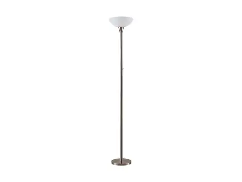 Lindby - Ignacia Gulvlampe Nickel/Opal