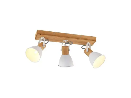 Lindby - Merela 3 Loftlampe Wood/White