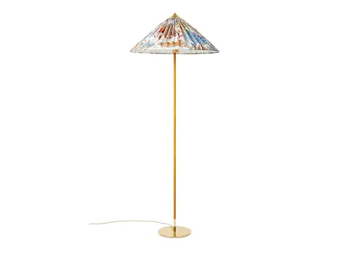 GUBI - 9602 Gulvlampe Brass/Pierre Frey