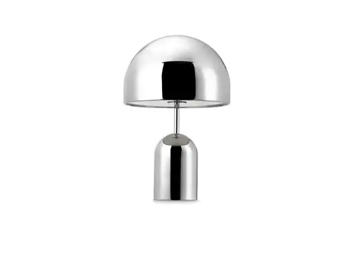 Tom Dixon - Bell Bordlampe H42,5 Silver