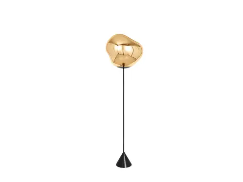 Tom Dixon - Melt Cone Slim Gulvlampe Gold