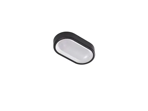 Lindby - Niniel Oval LED Udendørs Loftlampe Black/White