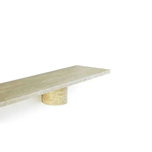 Normann Copenhagen - Sten Shelf L120 Travertine