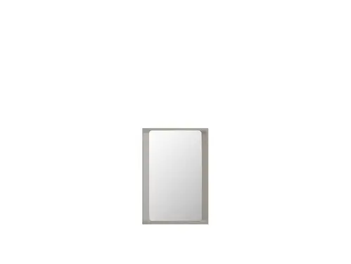 Muuto - Arced Mirror 80x55 Light Grey