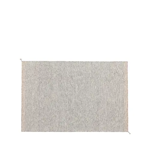 Muuto - Ply Tæppe rPET 240x170 Sort/Hvid