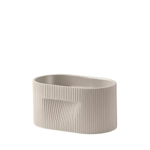 Muuto - Ridge Planter H13 Beige