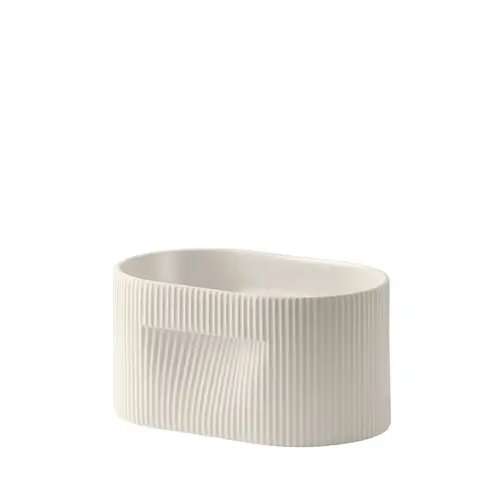 Muuto - Ridge Planter H13 Off-White