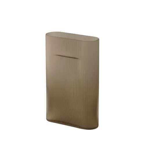 Muuto - Ridge Vase H35 Taupe