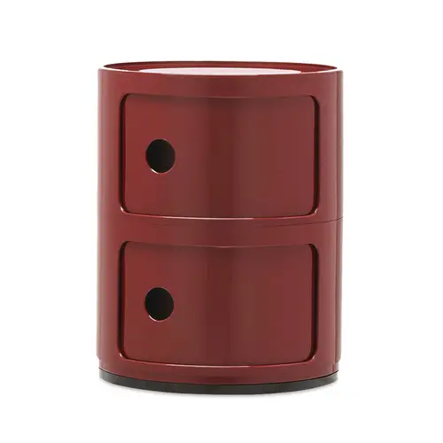 Kartell - Componibili 2 Sidebord Burgundy