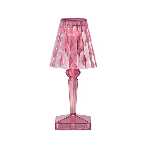 Kartell - Battery Portable Bordlampe IP54 Pastel Pink