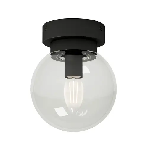 Lucande - Badolo Loftlampe IP44 Sort